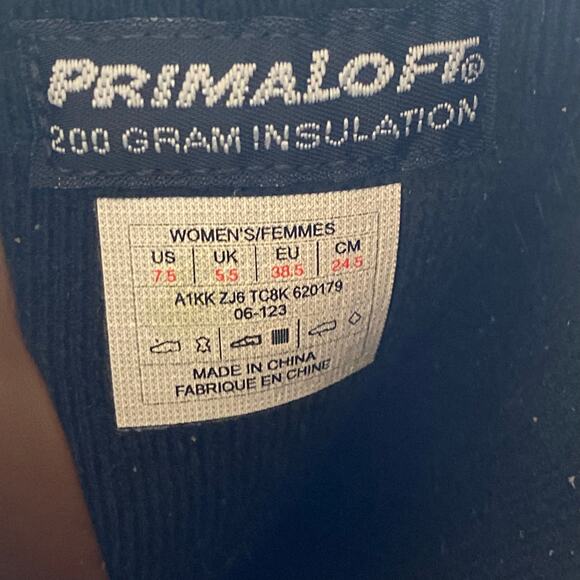 The North Face Janey II Luxe 200 Gram Primaloft Snow Boots Women's 7.5 Fur Trim - Picture 9 of 9